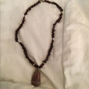 Amethyst colored necklace